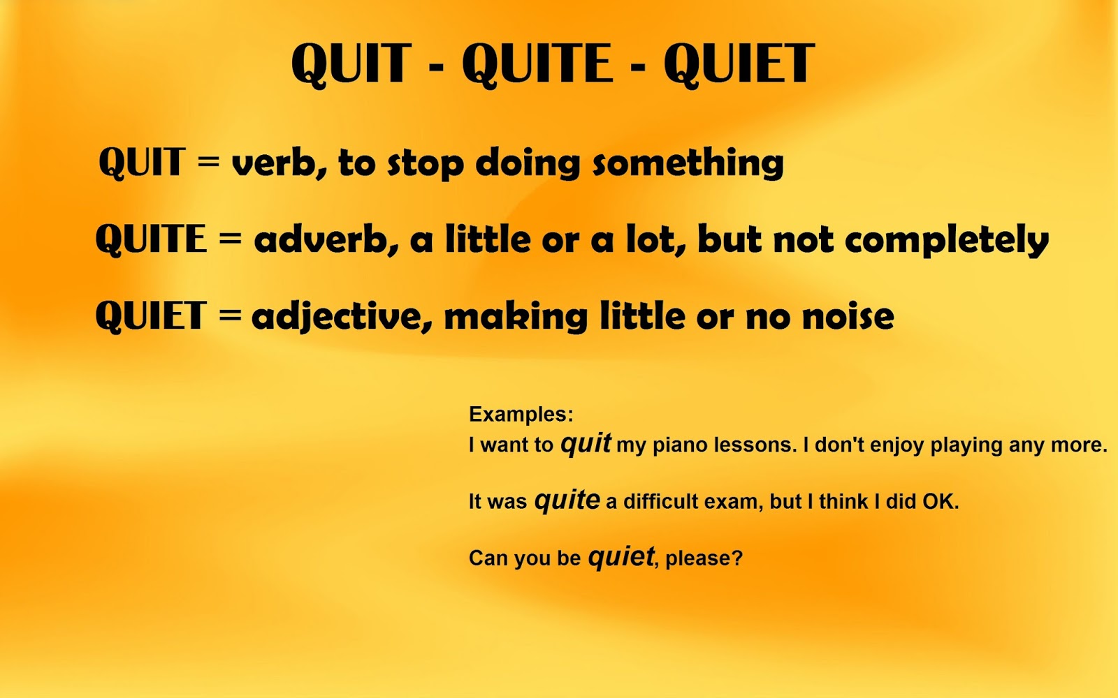Quite. Quiet quitting