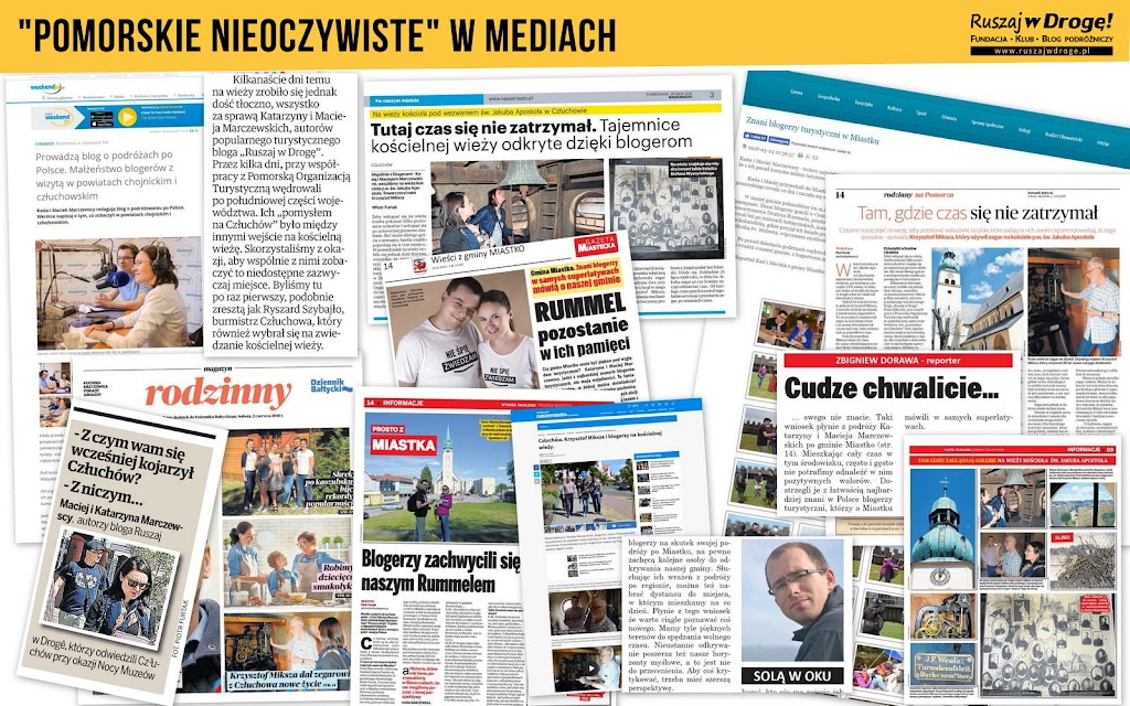 Tradycyjne media pisały o naszej wyprawie Pomorskie Nieoczywiste