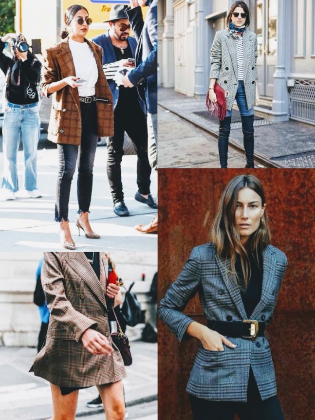 Fashion Inspiration: Checked Blazer Fall Trend (How to Style & Where to ...