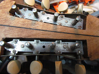 Gluing Fingerboard and Headstock Veneer on the Princess Banjo-Mandolin ...