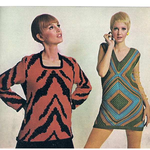 Vintage Knit Crochet Shop Talk: Let's Crochet, Star Pattern Book 209 ...