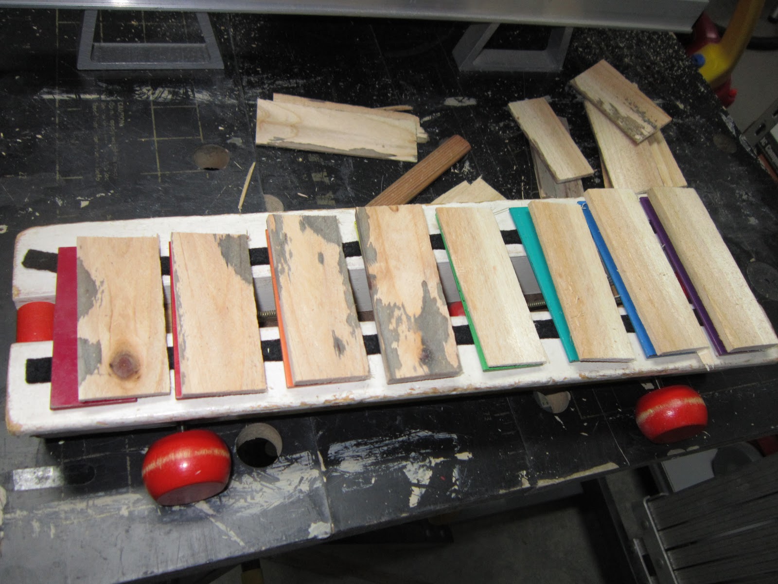 Girl in Air BLOG Xylophone Wall Art