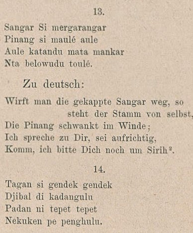 Pantun Di Tahun 1894