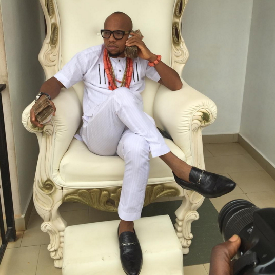 Photos: Charles Okocha Igwe 2Pac Shooting New Nollywood Igbo Movie ...