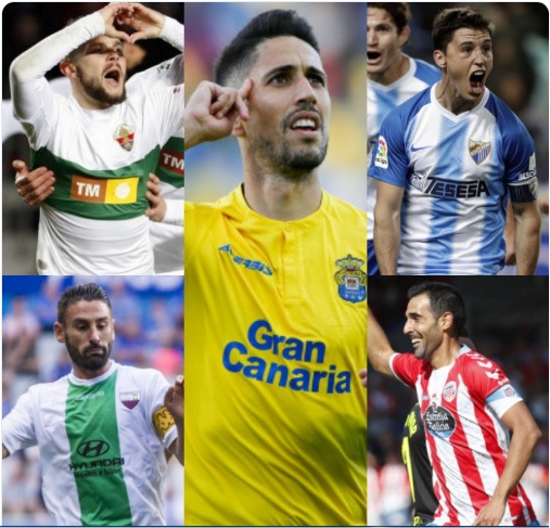 Málaga, Ricca entre los nominados a mejor jugador de la jornada 21 de LaLiga 1|2|3