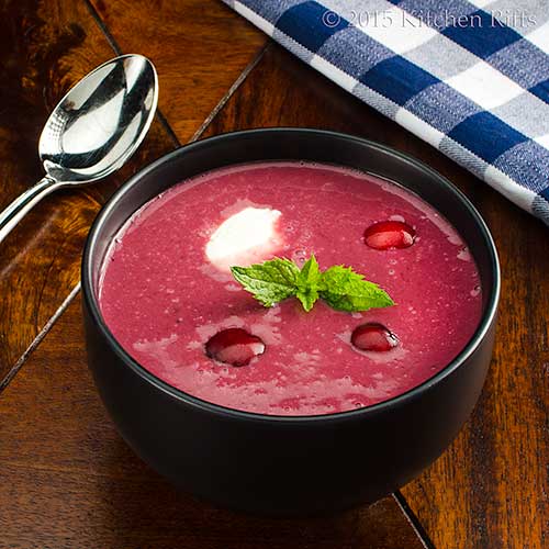 Hungarian-Style Cold Cherry Soup