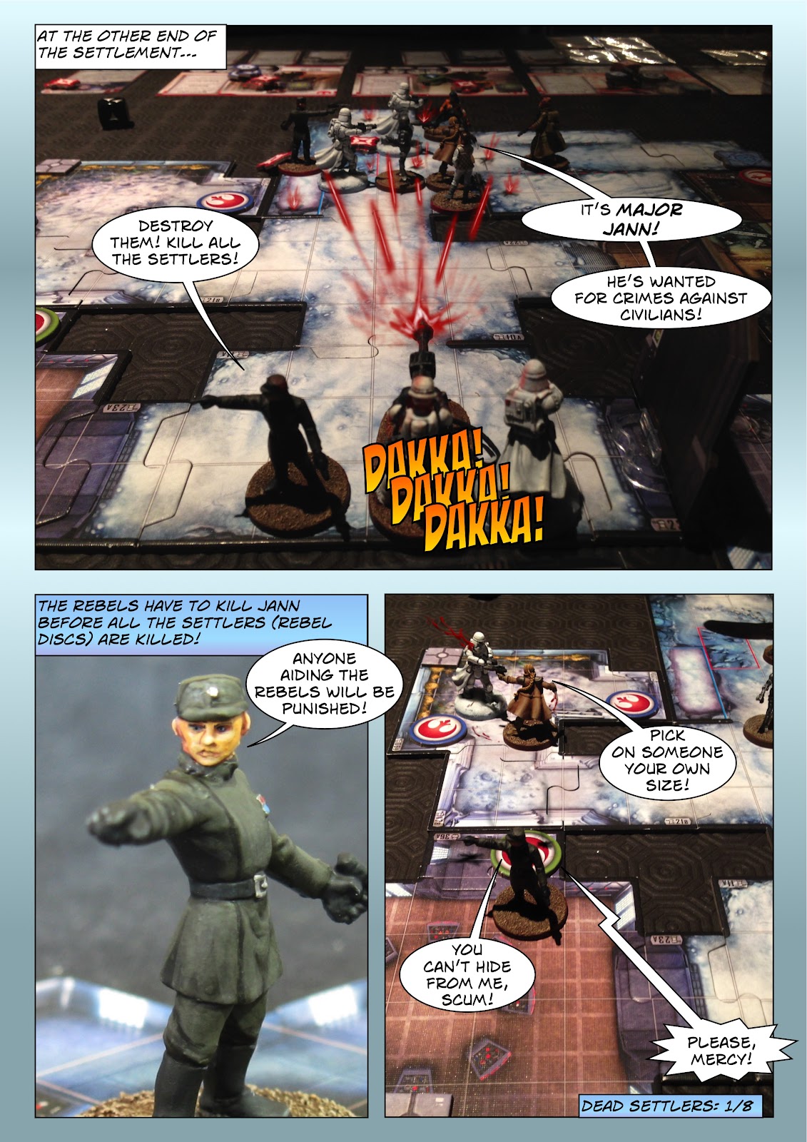 Return to Hoth campaign comic! Star Wars Imperial Assault Return to Hoth
