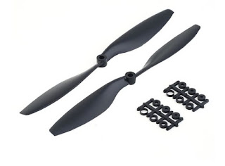 A pair of 1045 Propellers - 1 CW and 1 CCW