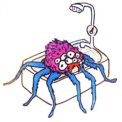 spider in the bath cartoon 2