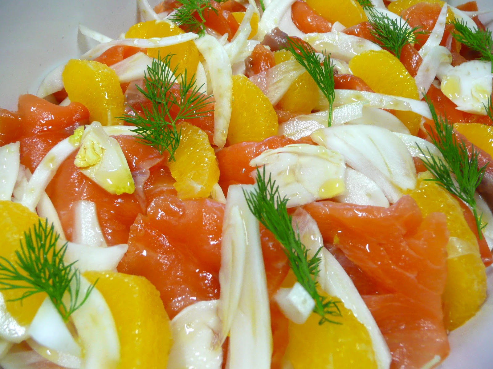 Insalata Di Salmone Affumicato E Arance