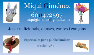 Miqui Giménez. JOCS-CONTES-MÚSICA