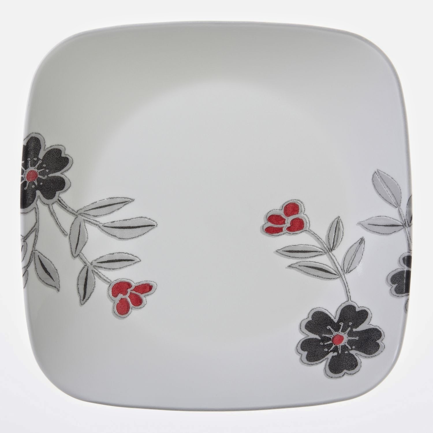 ANJ Jaya Enterprise CORELLE® SQUARE™ MANDARIN FLOWER 16PC DINNERWARE SET