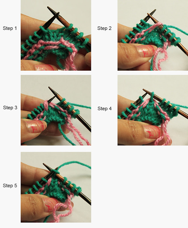 Knit pattern, multicolor knit stitch, knit stitch, knitting, free knitting, tutorial Knitting Pattern
