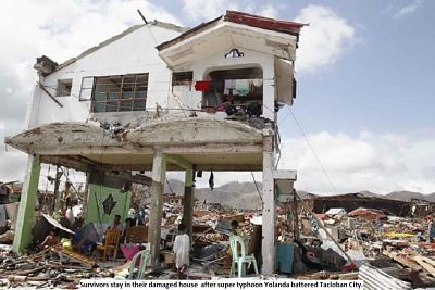 TACLOBAN CITY, PHILIPPINES:  A YEAR AFTER A TRAGIC DEVASTATION BY TYPHOON HAIYAN (YOLANDA)