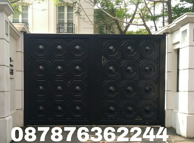Model Pintu Gerbang Besi Plat Home Desaign