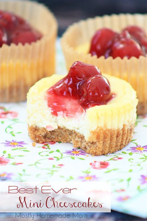 Close up of mini cheesecake with a bite taken out of it Close up of mini cheesecake with a bite taken out of it