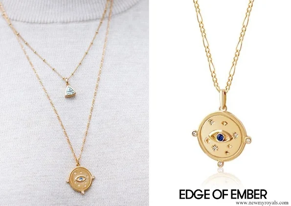 Meghan Markle wore Edge of Ember Visionary Charm Necklace