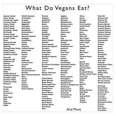 My Vegan Choice: So, what do you eat?