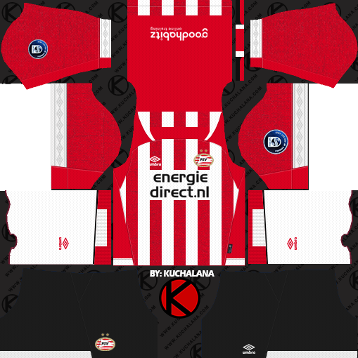 PSV Eindhoven 2018/19 Kit - Dream League Soccer Kits