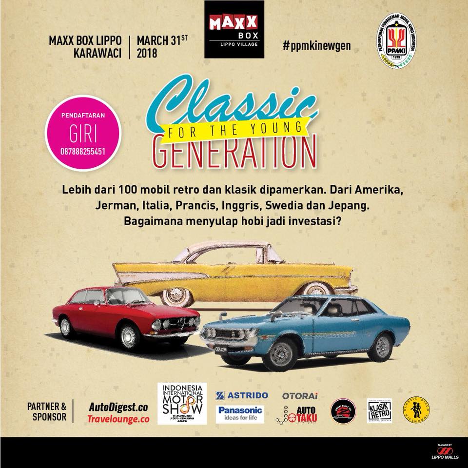 PPMKI DKIs EVENT Classic For Young Generation 2018 LAPAK MOBIL PPMKI DKIs EVENT Classic For Young Generation 2018 LAPAK MOBIL
