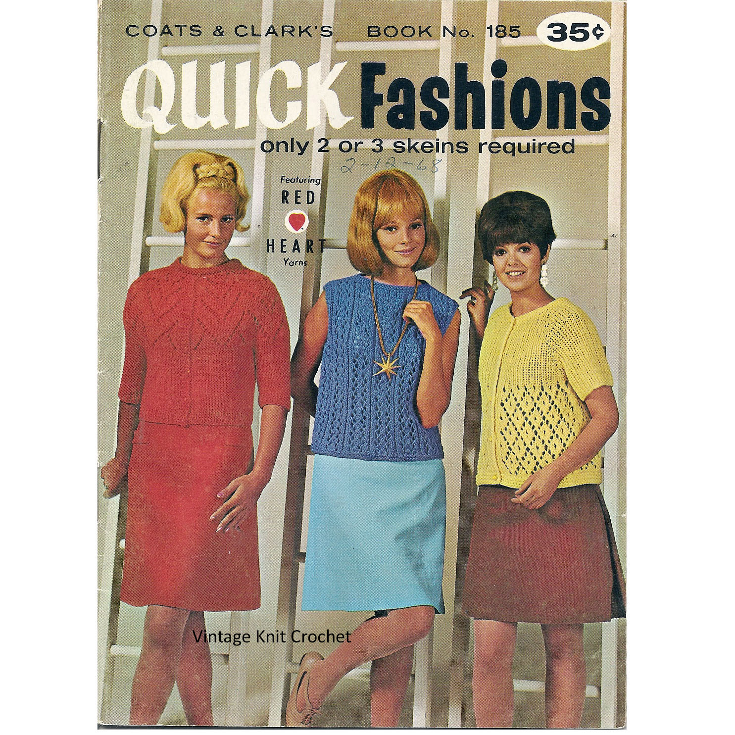 Vintage Knit Crochet Shop Talk Quick Fashions Knit Crochet Patterns