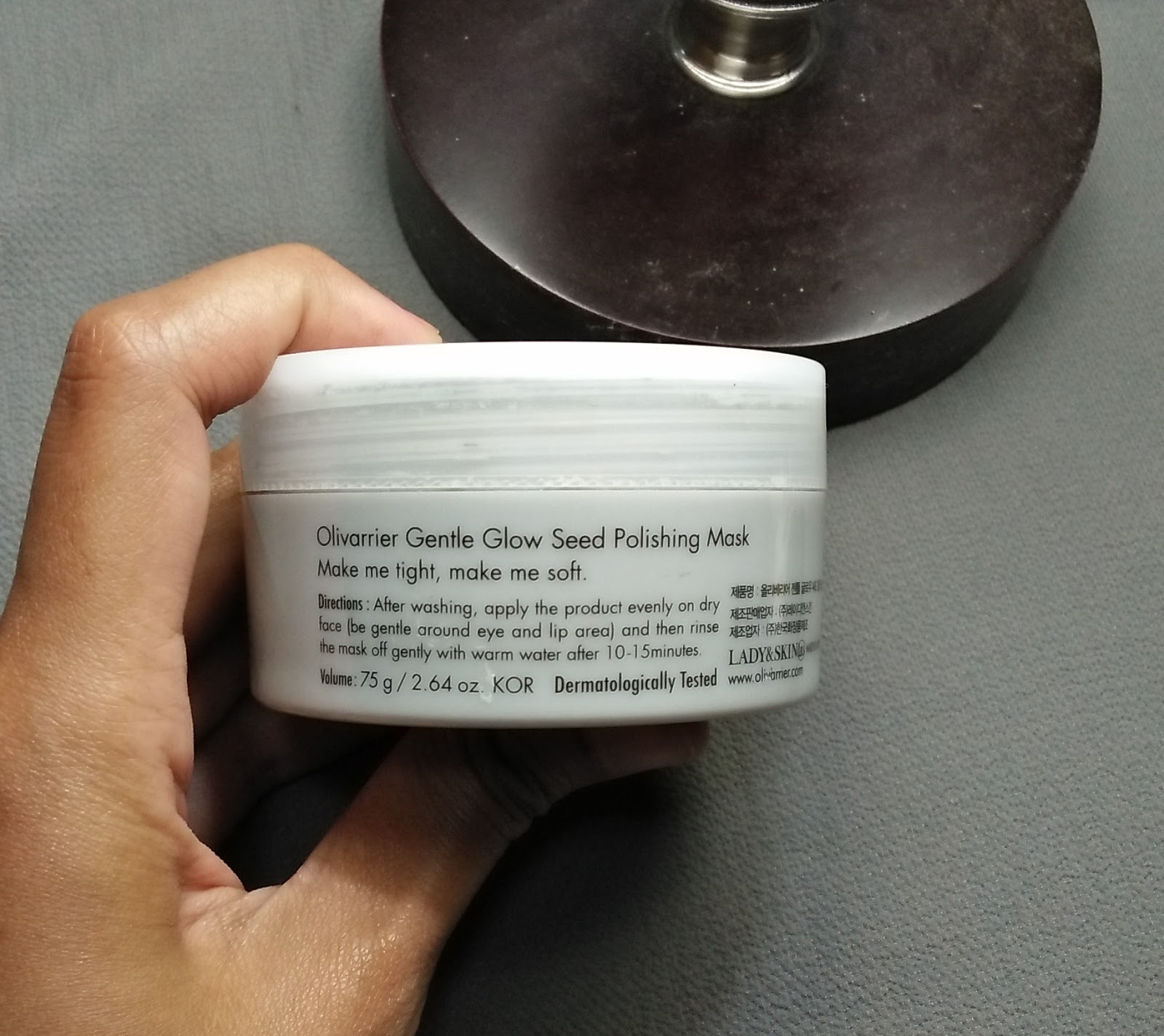 OLIVARRIER GENTLE GLOW SEED POLISHING MASK [REVIEW