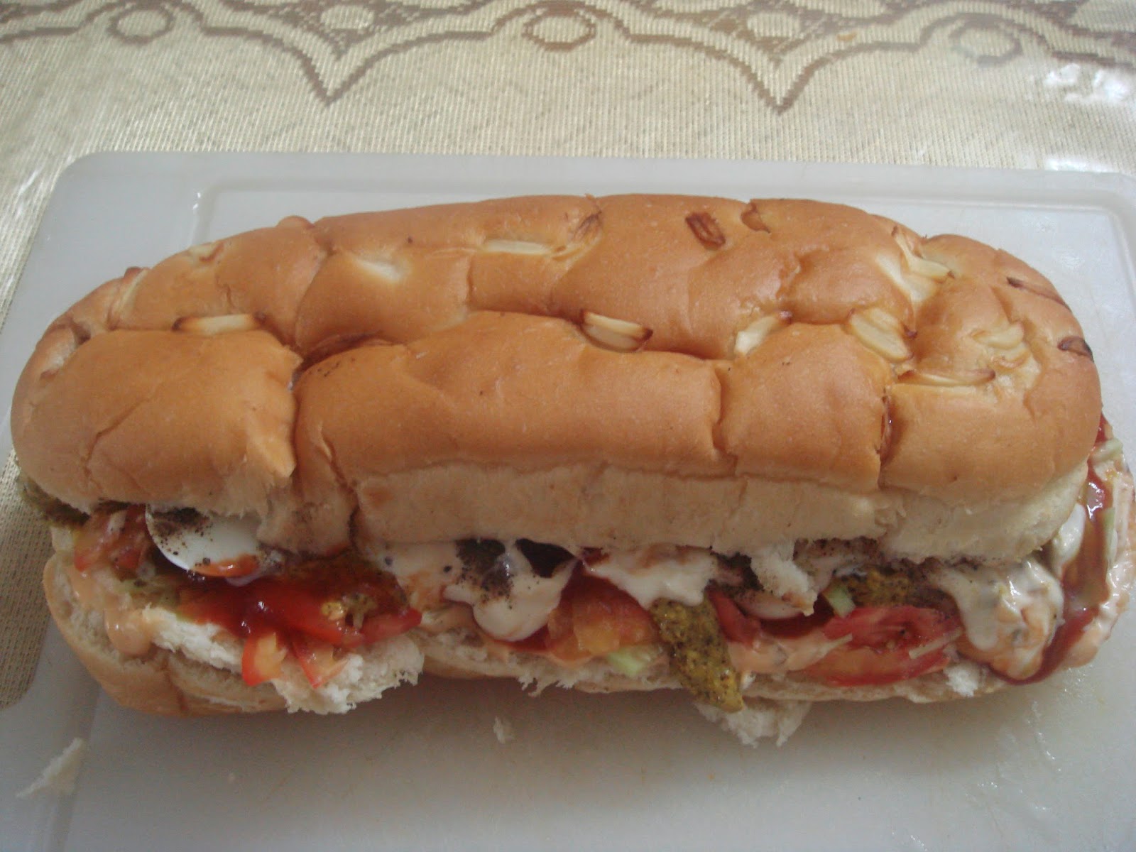 Flavors & Spices of India Recipe Of Jumbo Sandwich