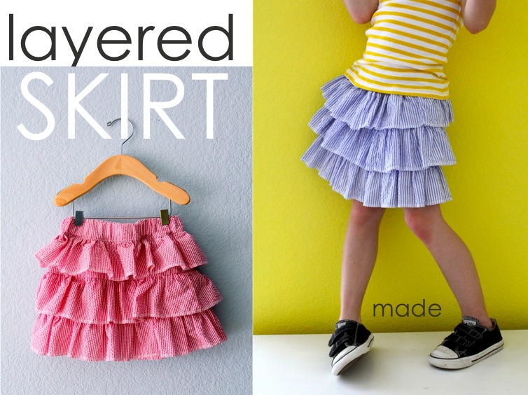 Tutorial Ruffled Tiered Skirt Made Everyday