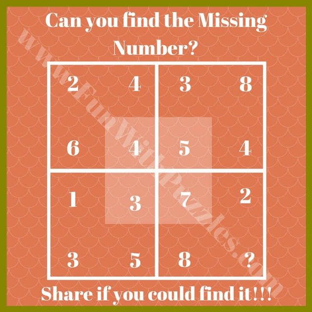 Can you find the missing number that replaces the question mark?