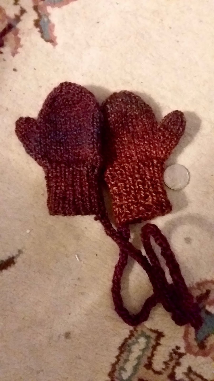 Wool Yarn Fabric Clothing Baby Mittens!