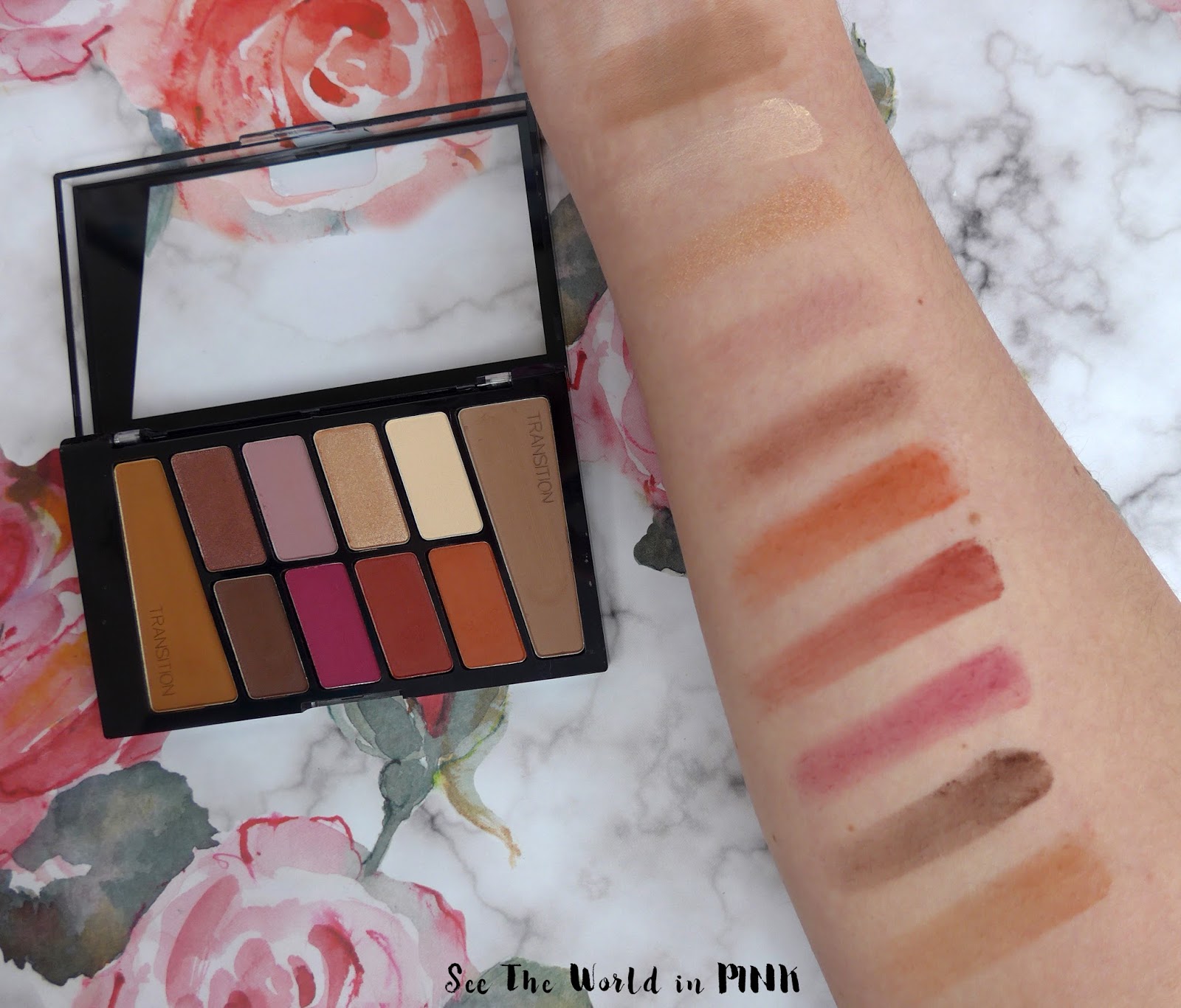 Wet n Wild Rose in the Air Color Icon Eyeshadow 10 Pan Palette - Swatches, Makeup Look and Review! 