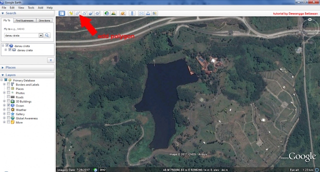 Mendapatkan Informasi Luasan Area Menggunakan Google Earth Mendapatkan Informasi Luasan Area Menggunakan Google Earth