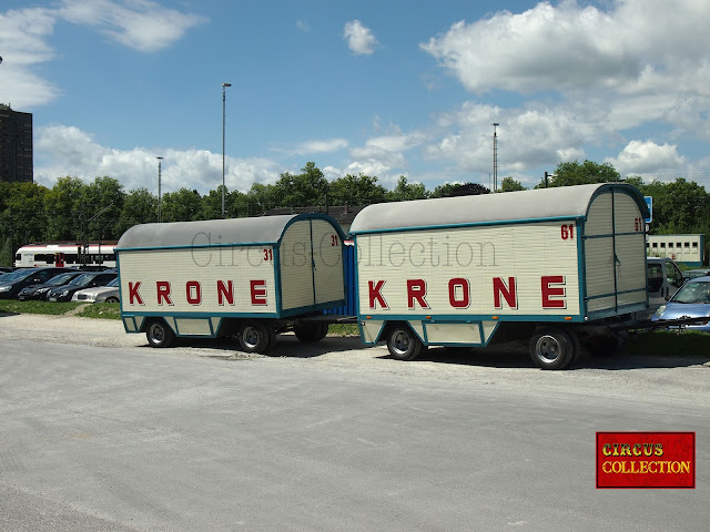 Roulottes à matériel du cirque Krone