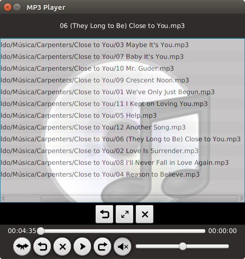 Reproductor MP3 con JavaFX Naido Programs