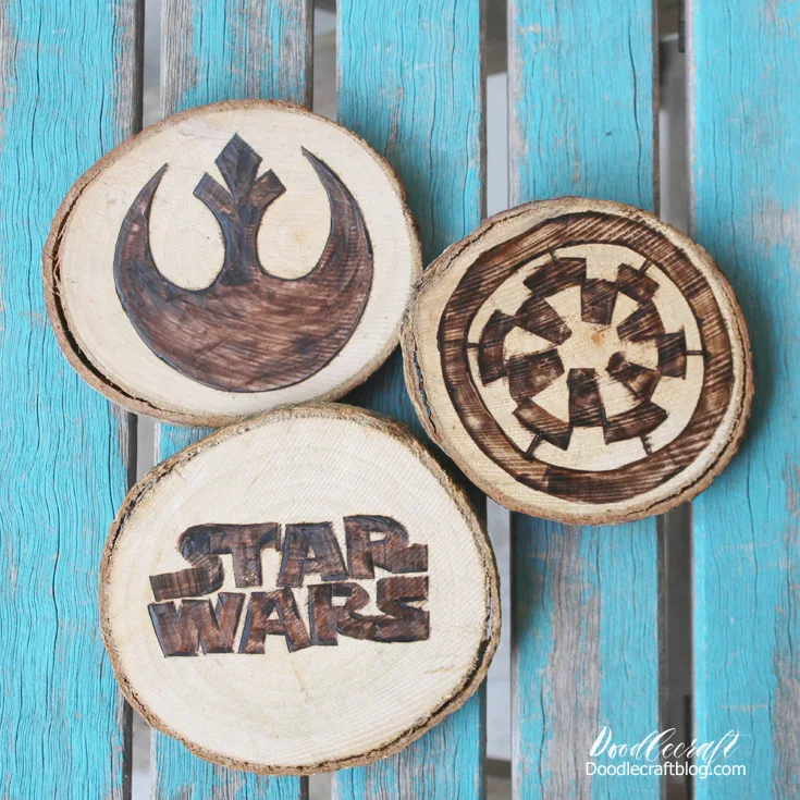 Long Black Fingers : Tiny Star Wars Coasters