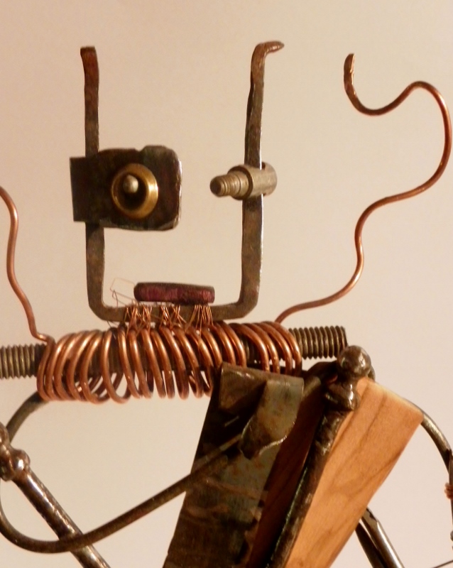 Samouraï - Sculpture métal recyclage upcycling Samouraï - Sculpture métal recyclage upcycling