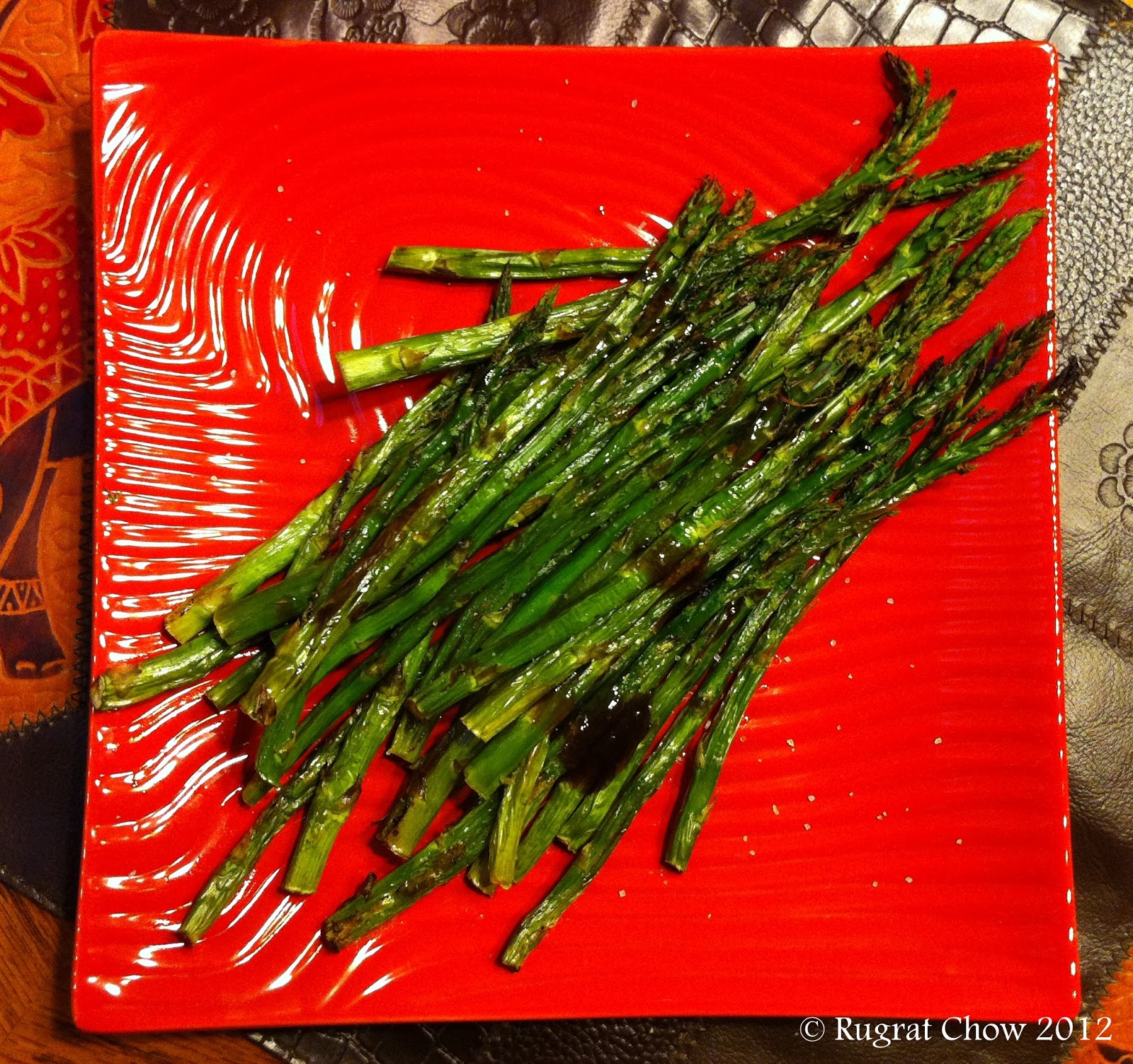 A Whole Food Life Broiled Asparagus w Oyster Sauce