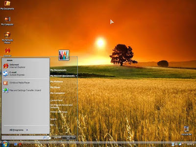 نسخة الجمال والسرعة والرواااعة ويندوز اكس بي الشفاف Windows Xp Super Glass