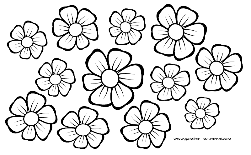 gambar motif bunga