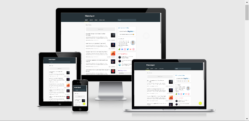 Materispot - Material Design Blogger Template - Responsive Blogger ... Materispot - Material Design Blogger Template - Responsive Blogger ...