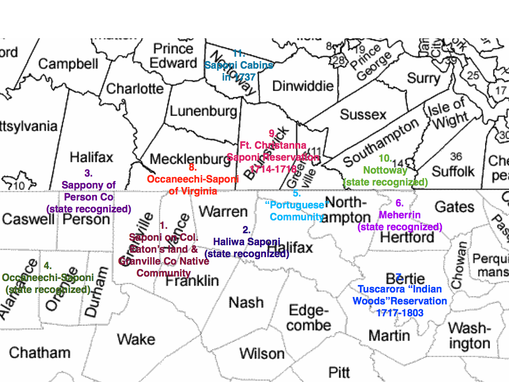 many are in state recognized tribes the 1948 document only showed two group but there were others living in the same general area many are in state recognized tribes the 1948 document only showed two group but there were others living in the same general area
