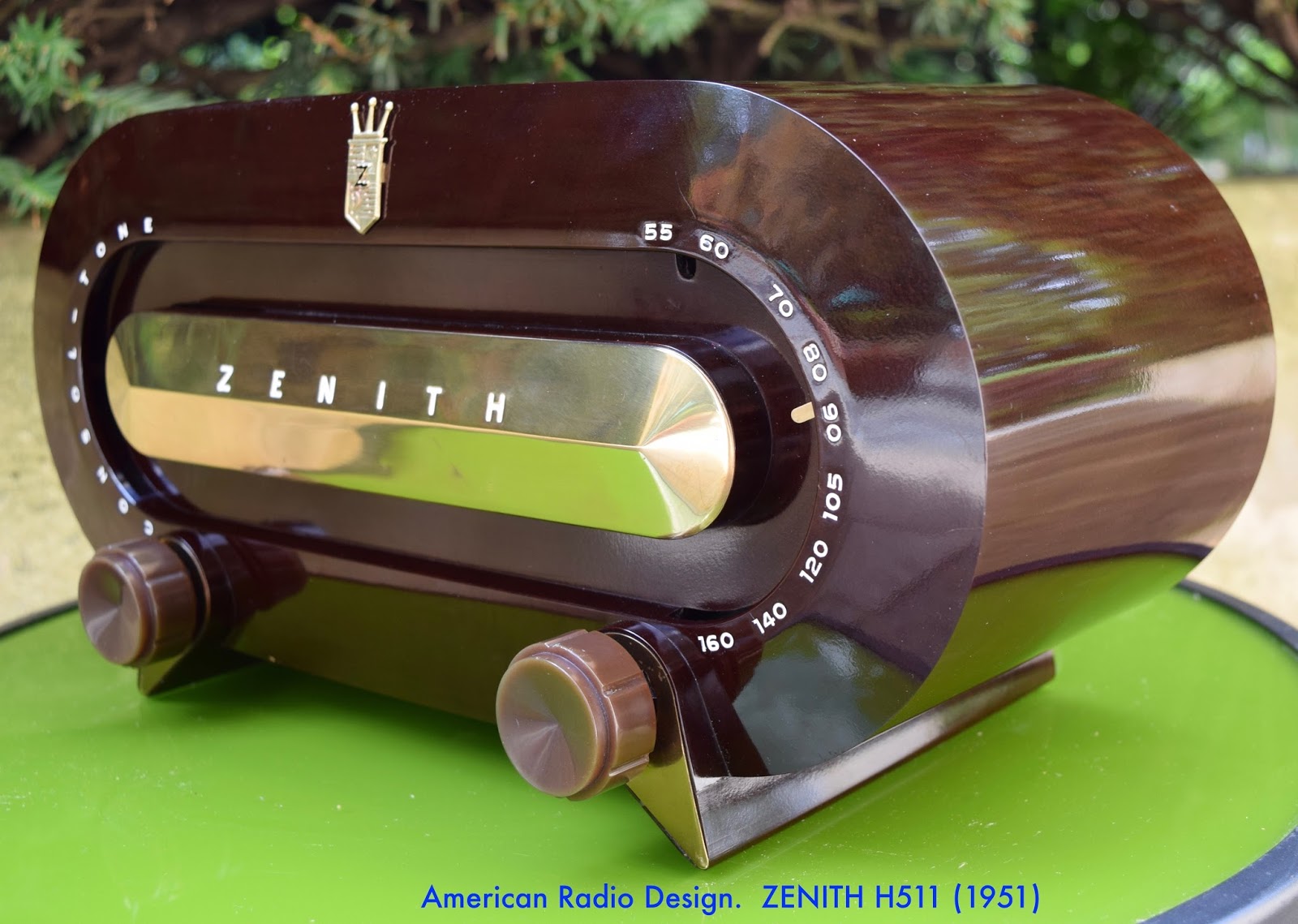 *American*Radio*Design* Century, Retro Styled Vintage Tube Radios ZENITH H511 Mid