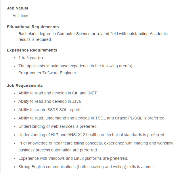radiant data systems ltd job circular junior software developer junior software developer job description