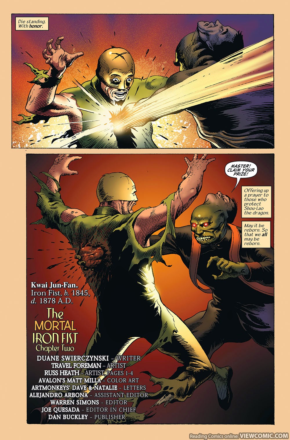 The immortal iron fist 23 think The immortal iron fist 23
