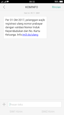 Gambar sms dari Kominfo