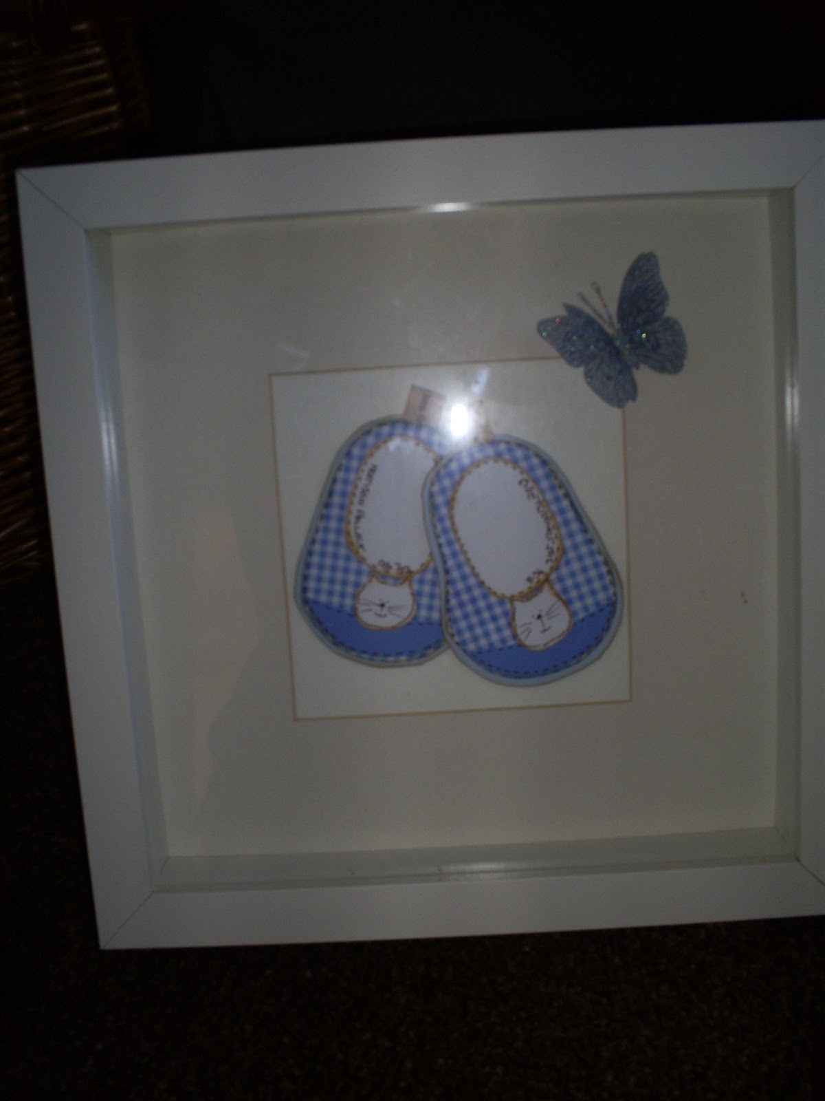 Gemini Designs UK Baby Shoes Shadow Box