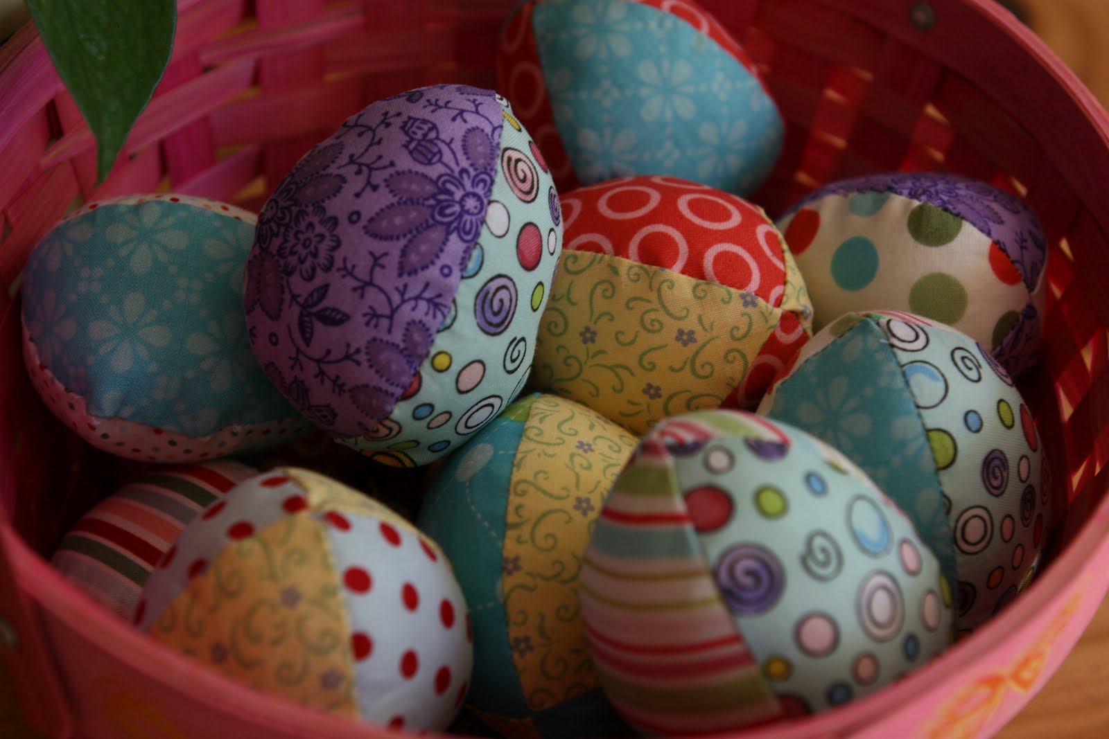 Visions of Sugar Plums Fibers on Friday Fabric Easter Eggs