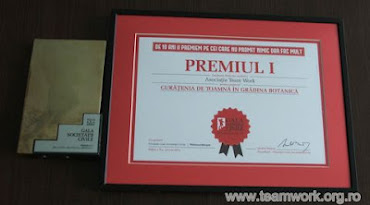 Premiul I - Gala Societății Civile, ediția 2012, Secțiunea Protecția Mediului