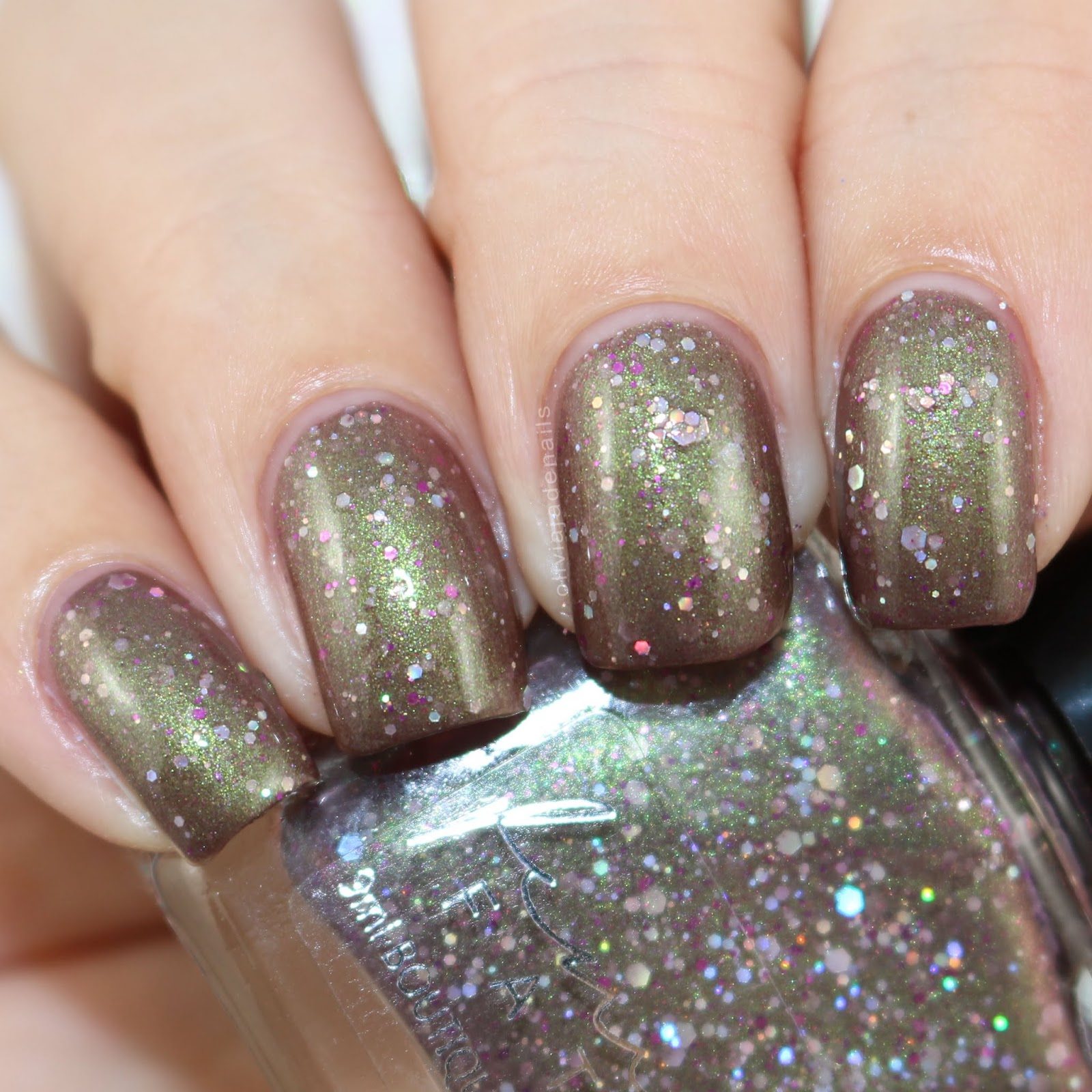 Femme Fatale Cosmetics Terraforming swatched by Olivia Jade Nails