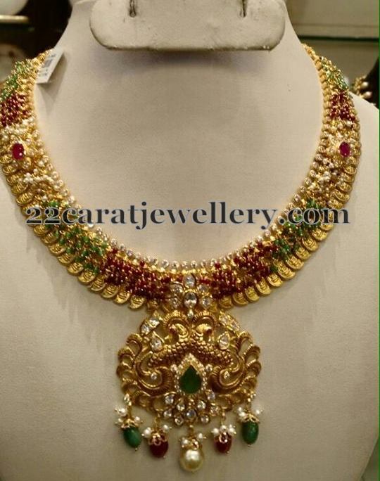 Gold Necklace 75000 Only - Jewellery Designs